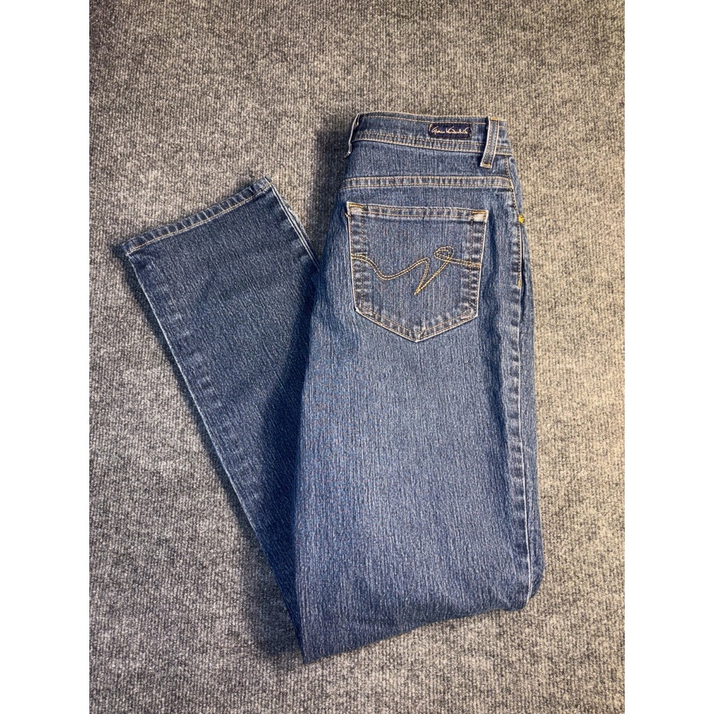 Gloria Vanderbilt Jeans Womens Size 10 Blue Denim Streetwear Grunge Straight Leg